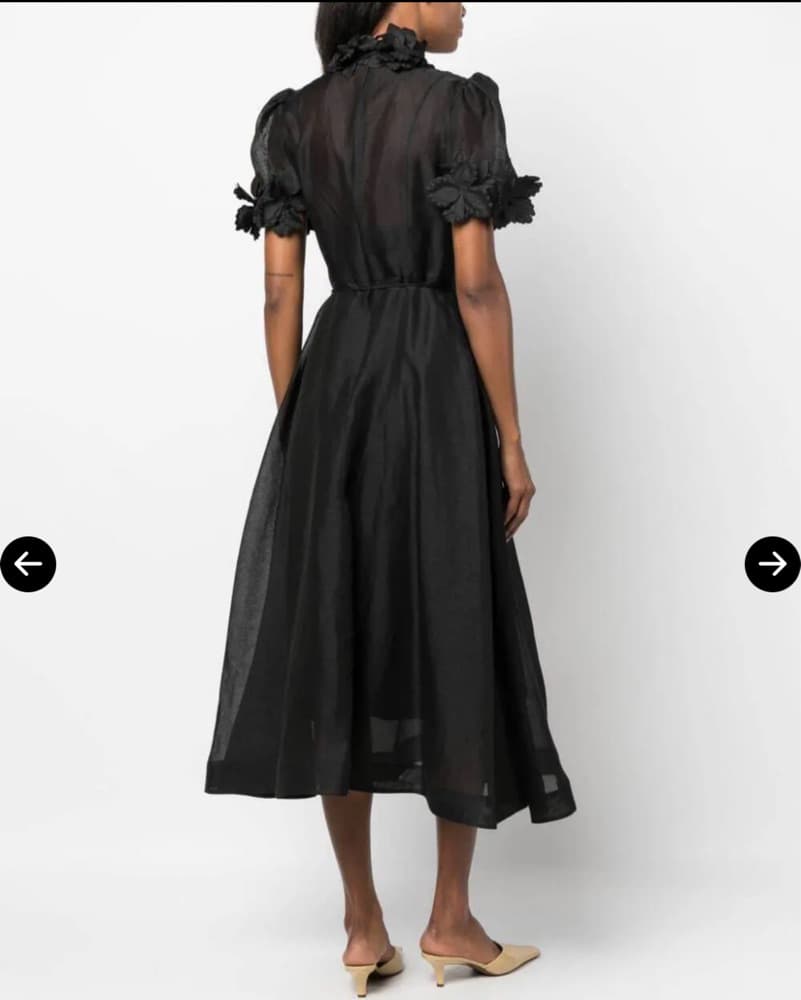 Zimmermann Lifoff Flower Belt Midi Dress - Image 4