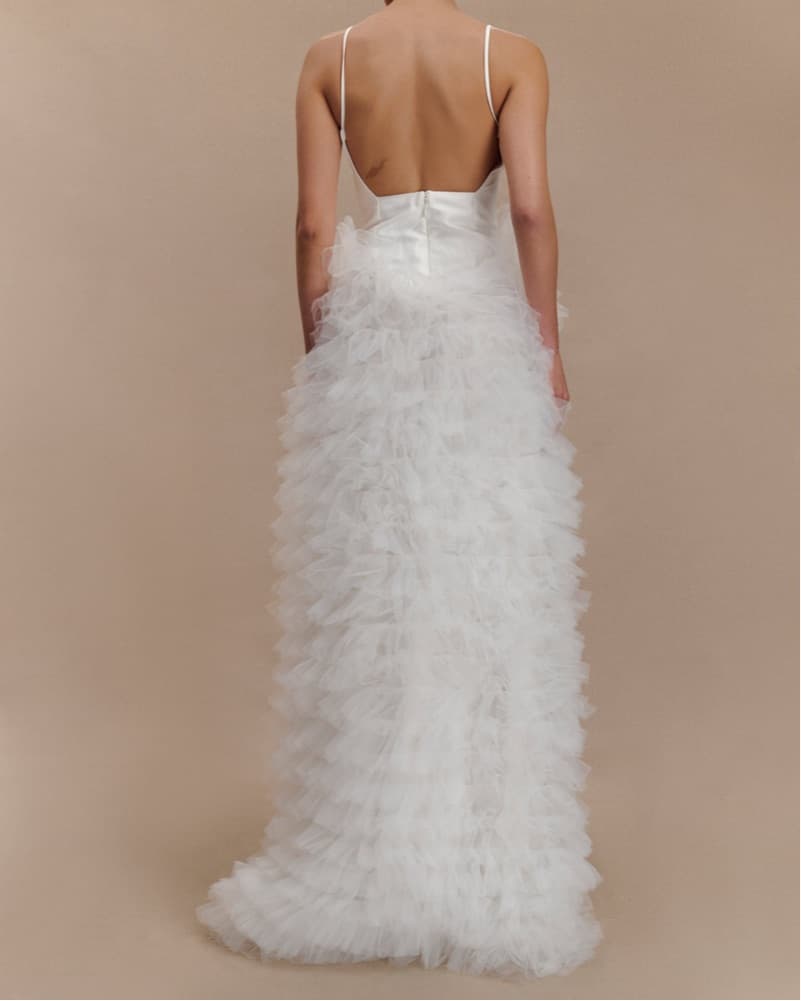 Meshki Magnolia Ruffle Maxi Dress - Image 2
