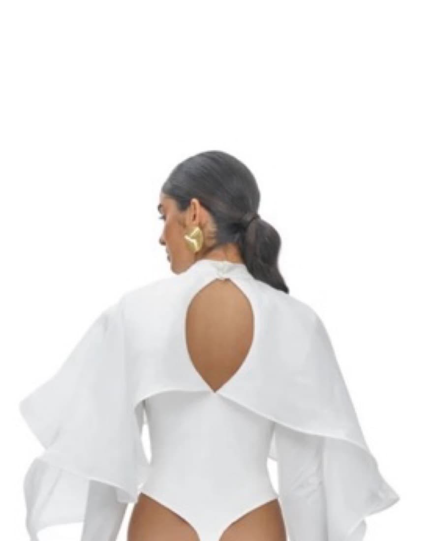 Andrea Iyamah Duso High Neck Leotard  - Image 2