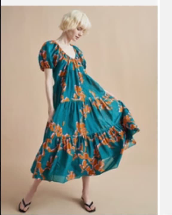 La Linge pyper Dress In Cognac  - Image 2