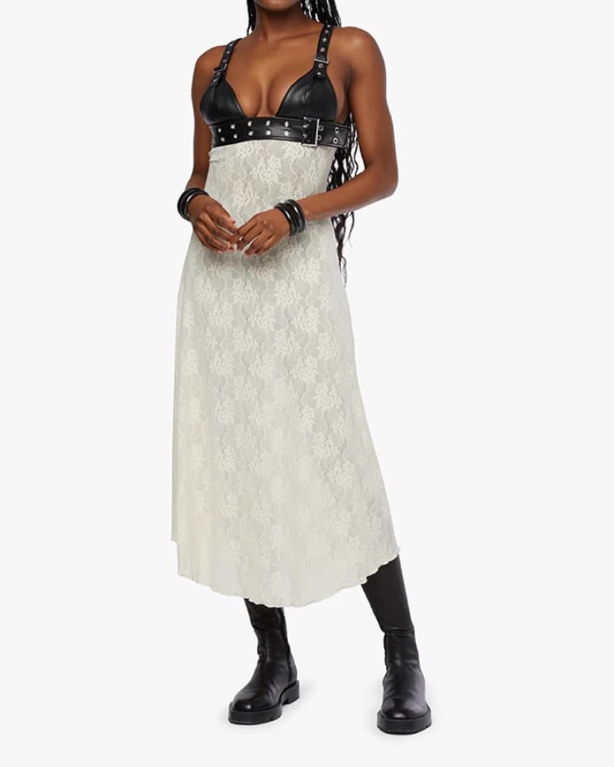 We Wore What Belt Bodice Dress - Image 1