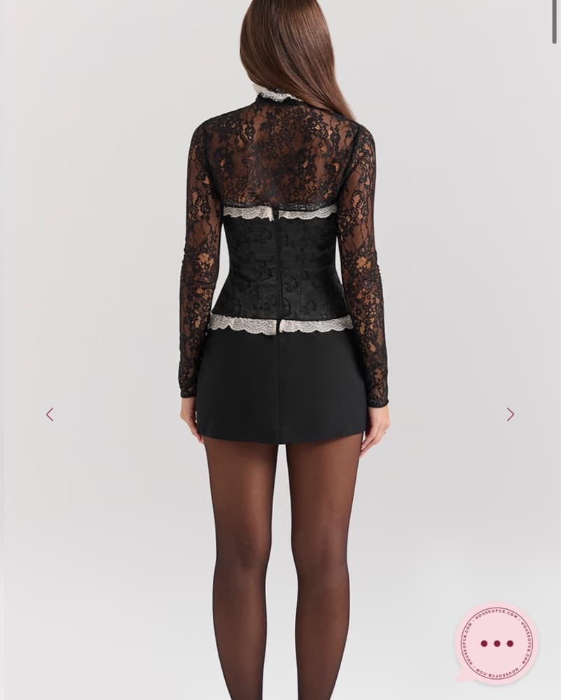 House Of CB Jacquard Corset And Bolero - Image 3