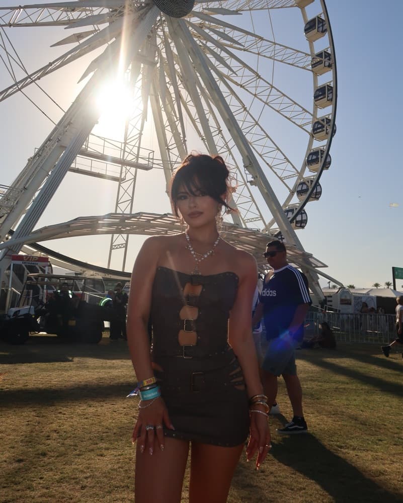 RODEO TOP & MINI SKIRT CHOCOLATE - Image 1