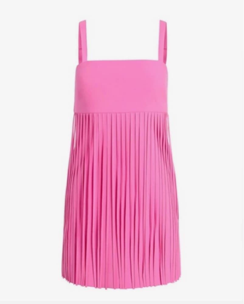 Likely Pink Fringe Mini Dress - Image 1
