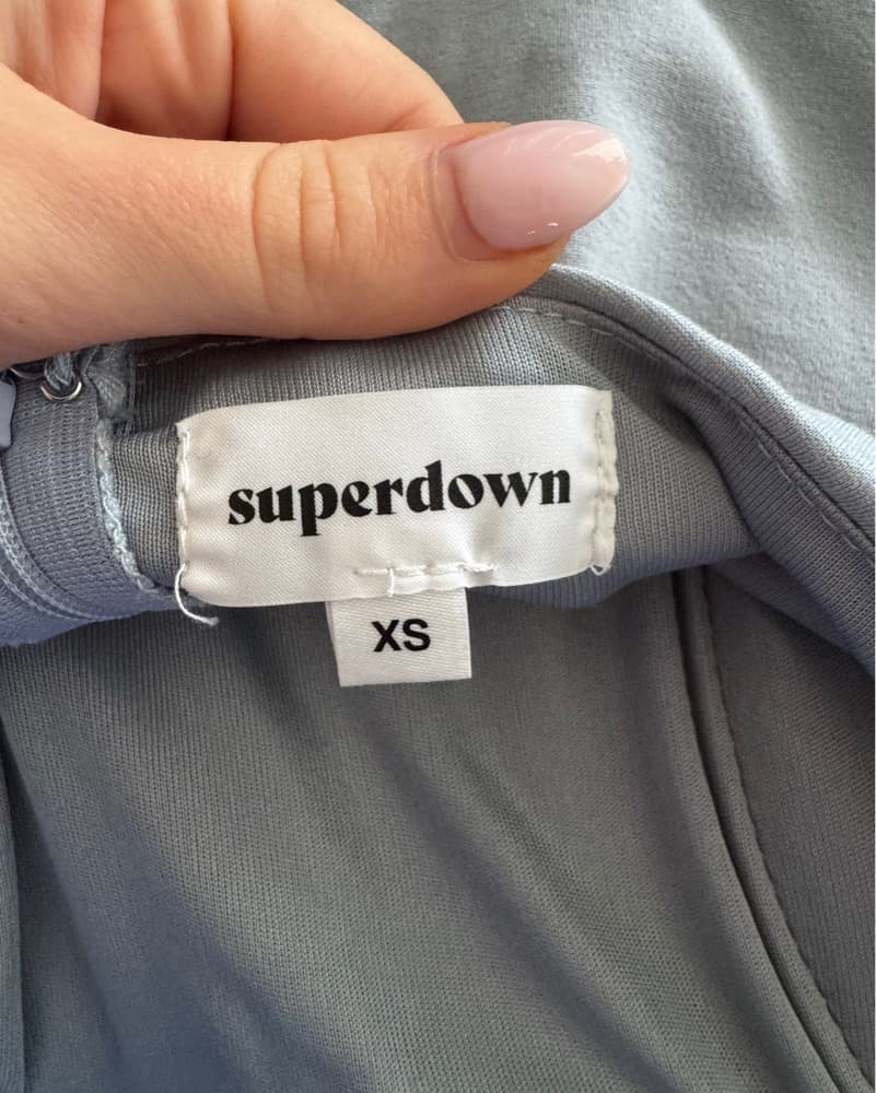 Revolve Superdown Light Blue Mini Dress - Image 2