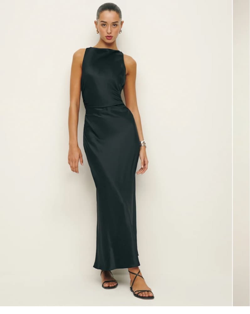 Black Reformation Dress - Image 3