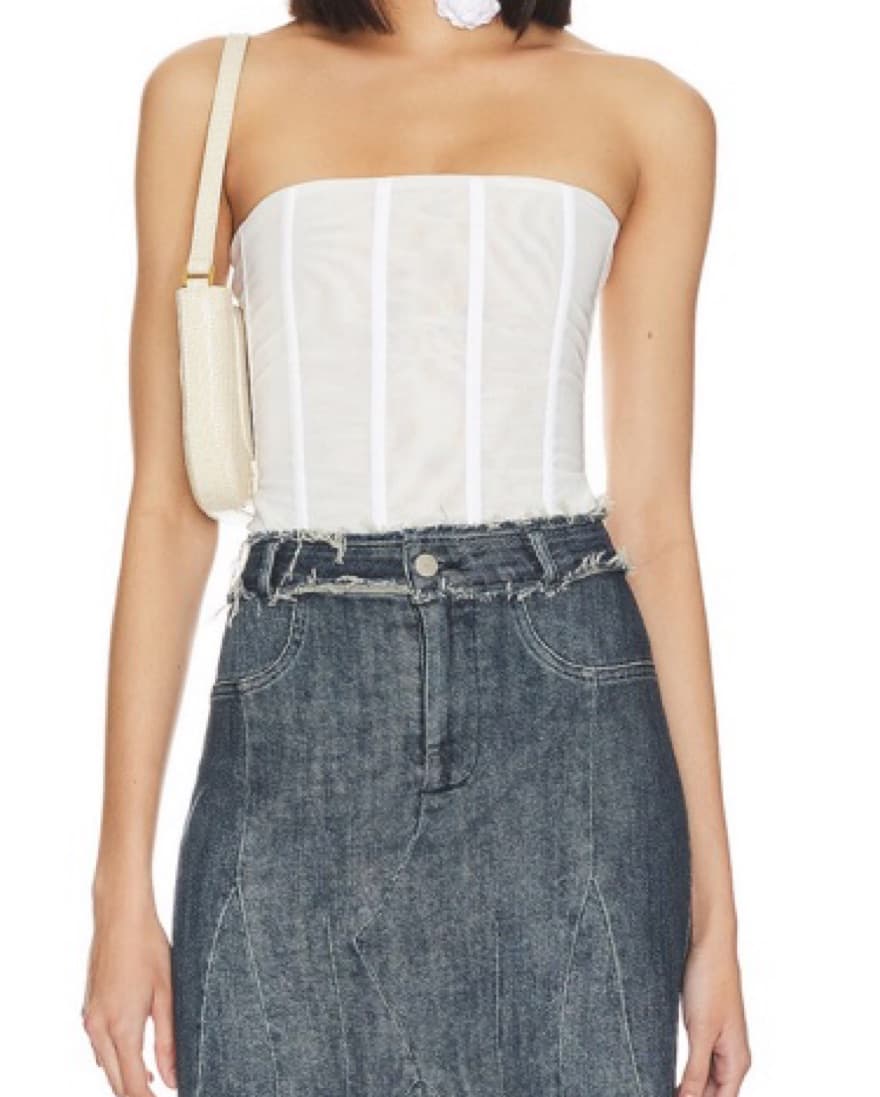 Miaou Mesh Corset Top - Image 2