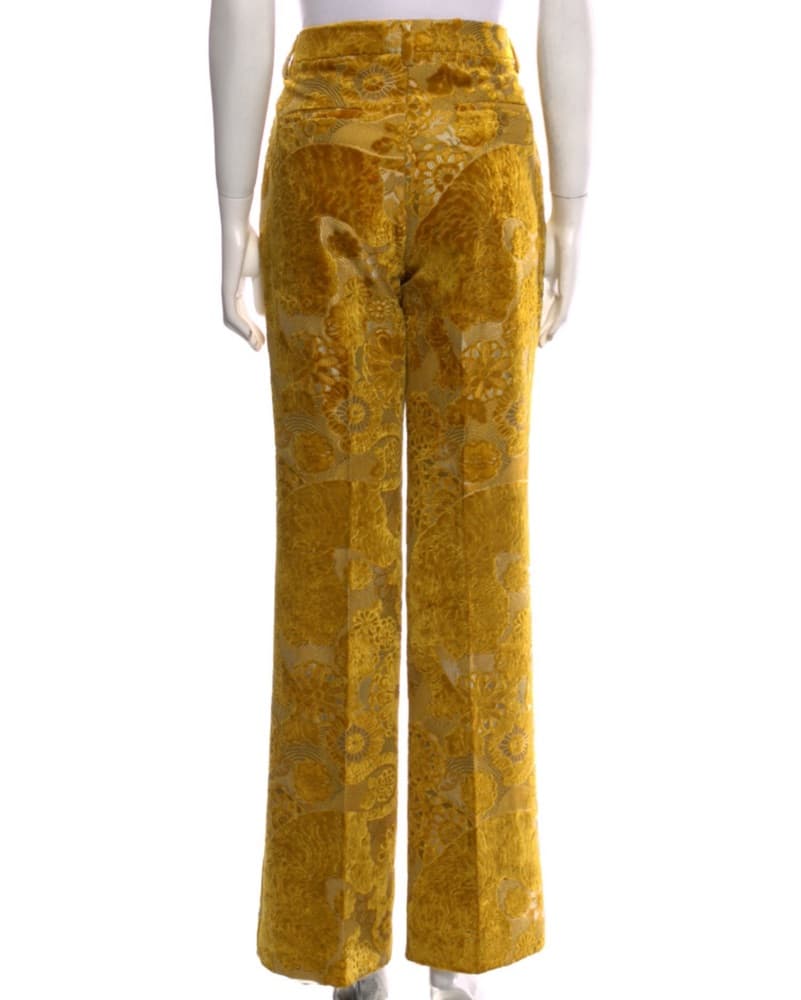 Etro Floral Print Wide Leg Pants - Image 3