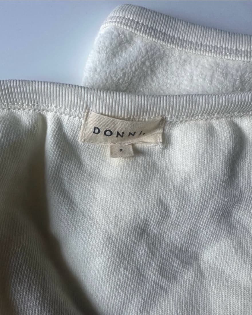 DONNI Yellow Brushed Terry Cardigan  - Image 2