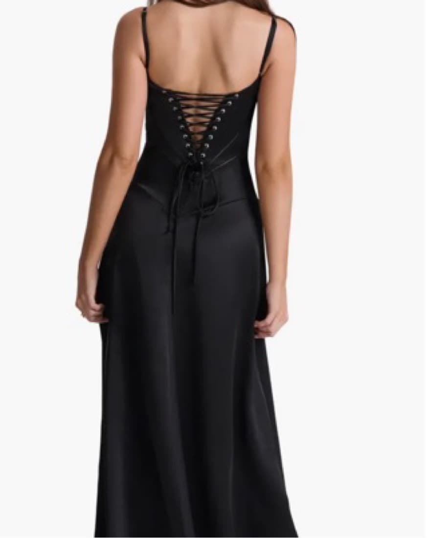 House Of CB Anabella Black Maxi Dress - Image 2