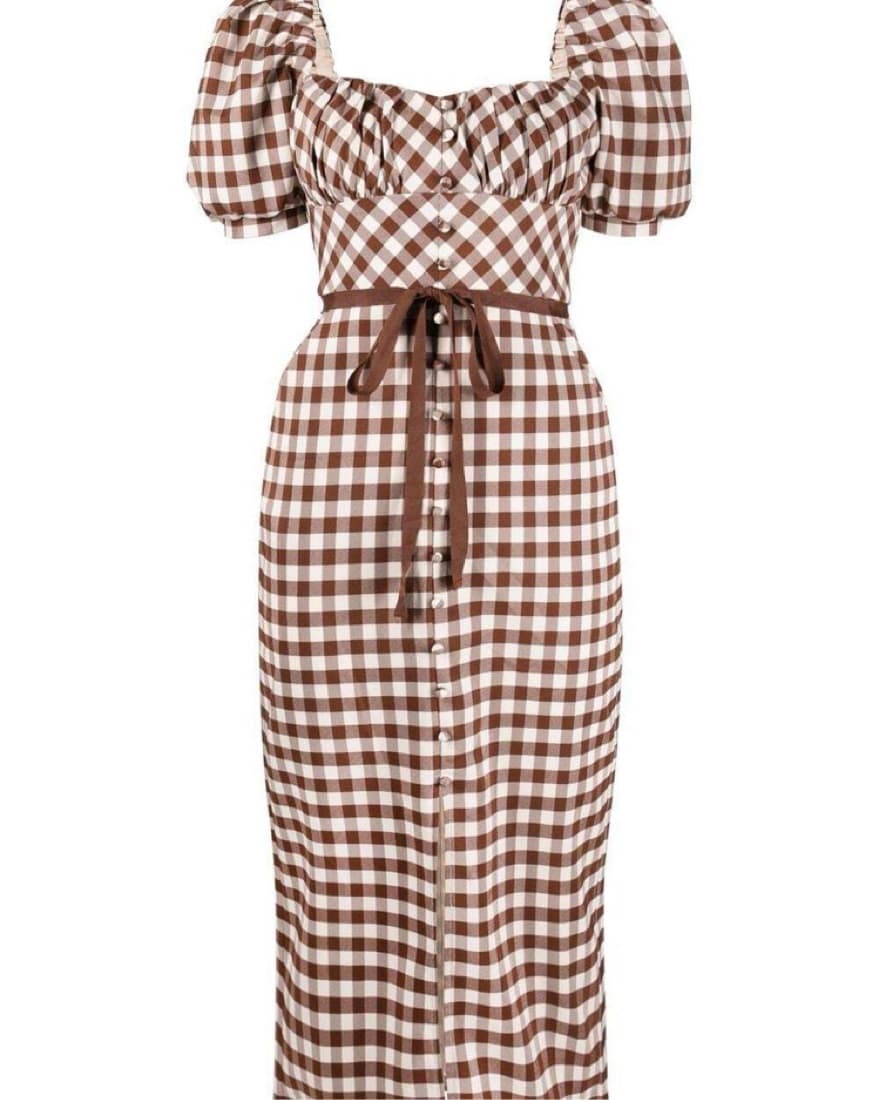 Gingham Self Portrait dress Size 0 - Image 2