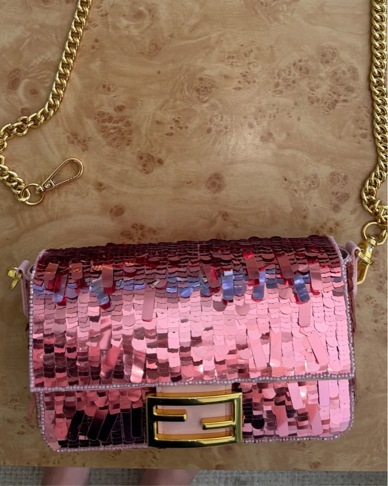 fedi Baguette Pink Sequin - Image 6