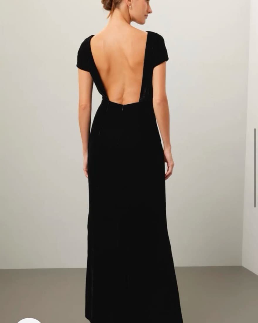 Staud Emelyn Dress In Velvet - Image 2