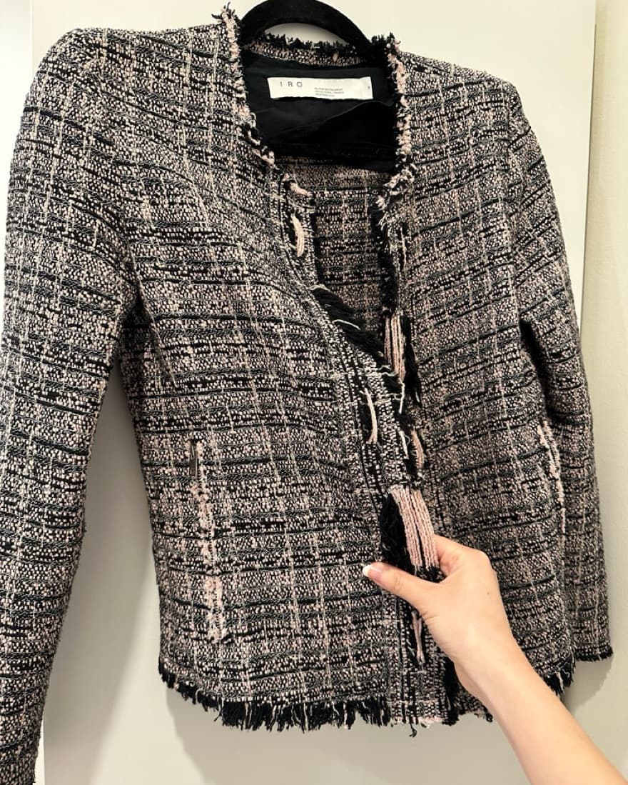 IRO Pink Tweed Two Piece Set - Image 2