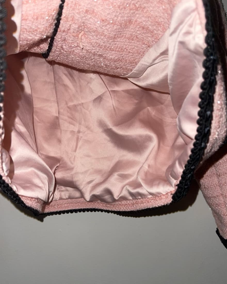 Vintage Chanel tweed embroidered jacket  - Image 3