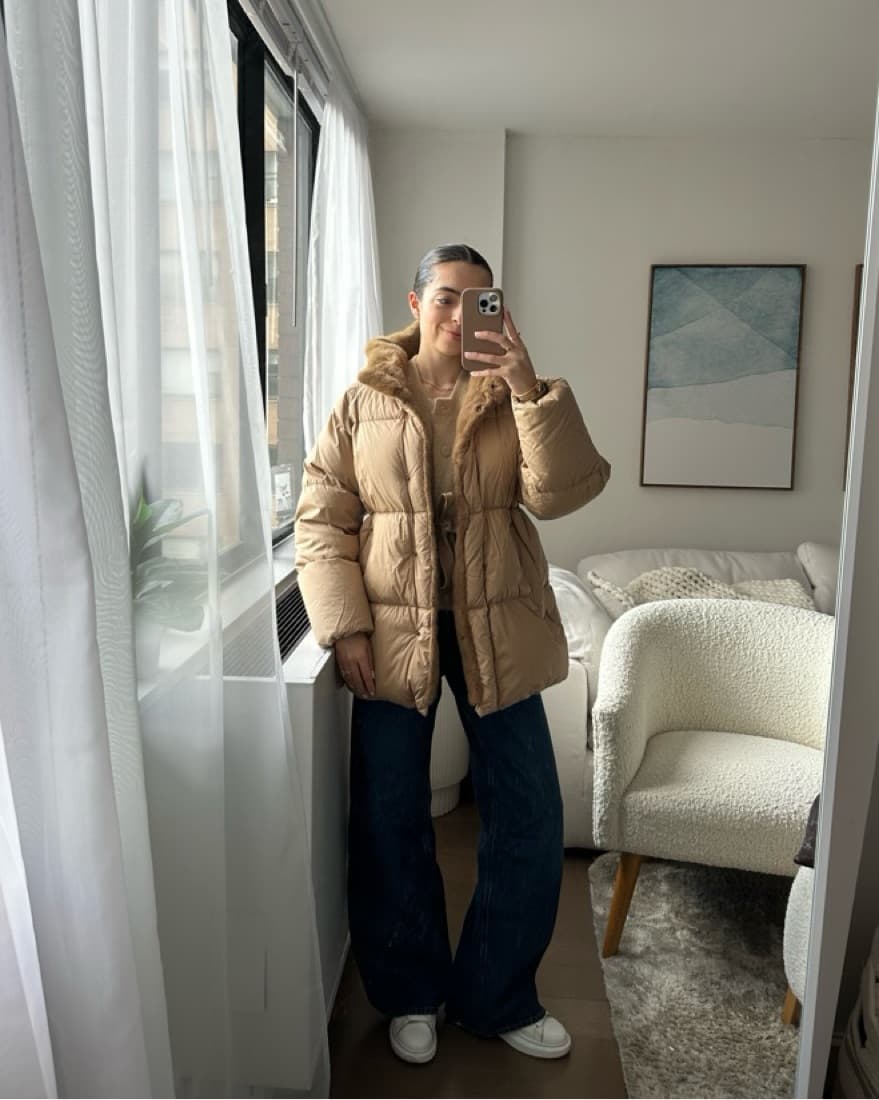 $2,500 Moncler Light Brown Puffer Jacket - Image 6