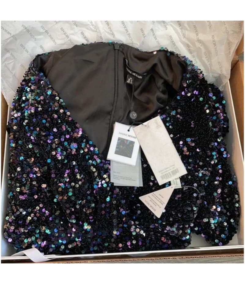 $400 Sequin Cocktail Dress - Image 4