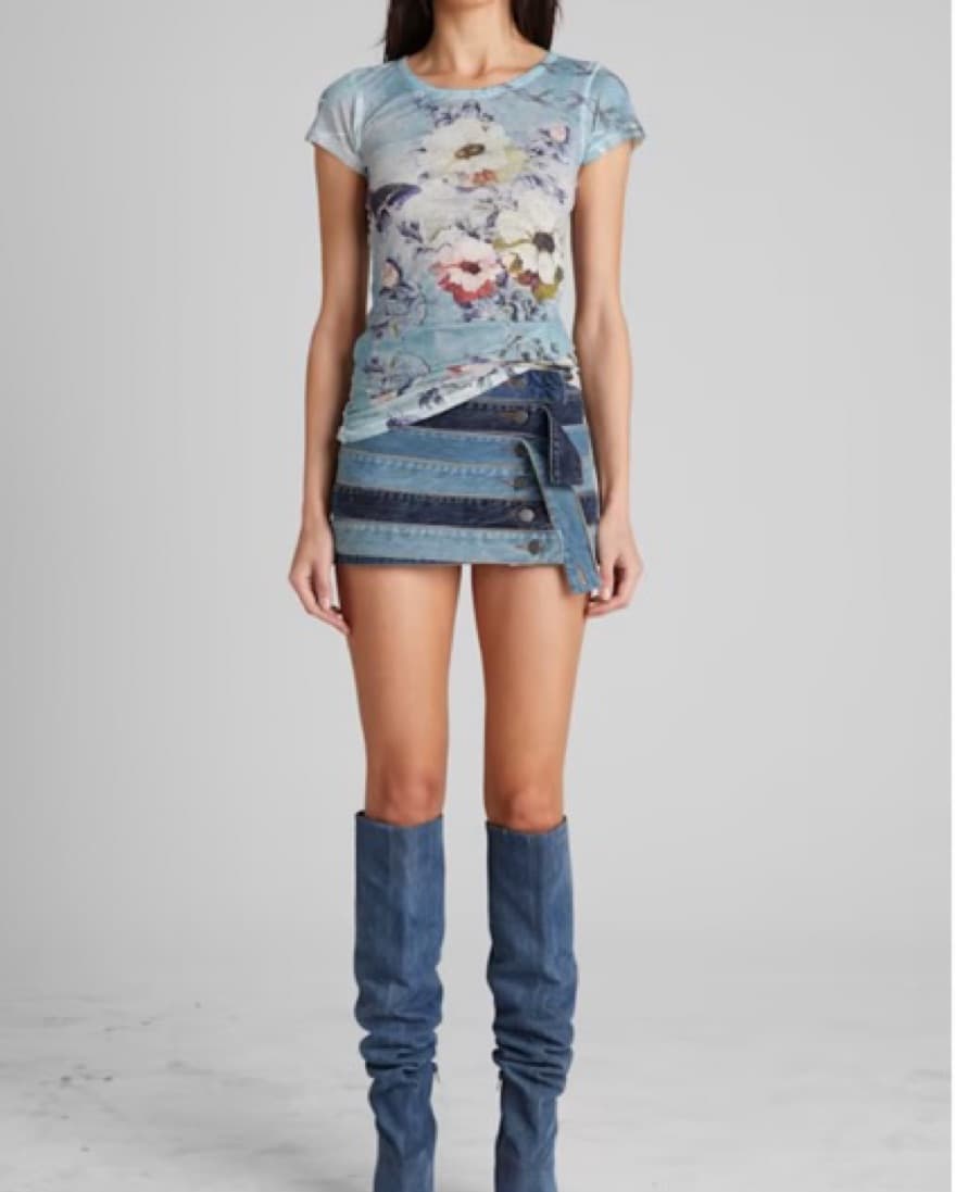 Guess USA Denim Mini Skirt - Image 2