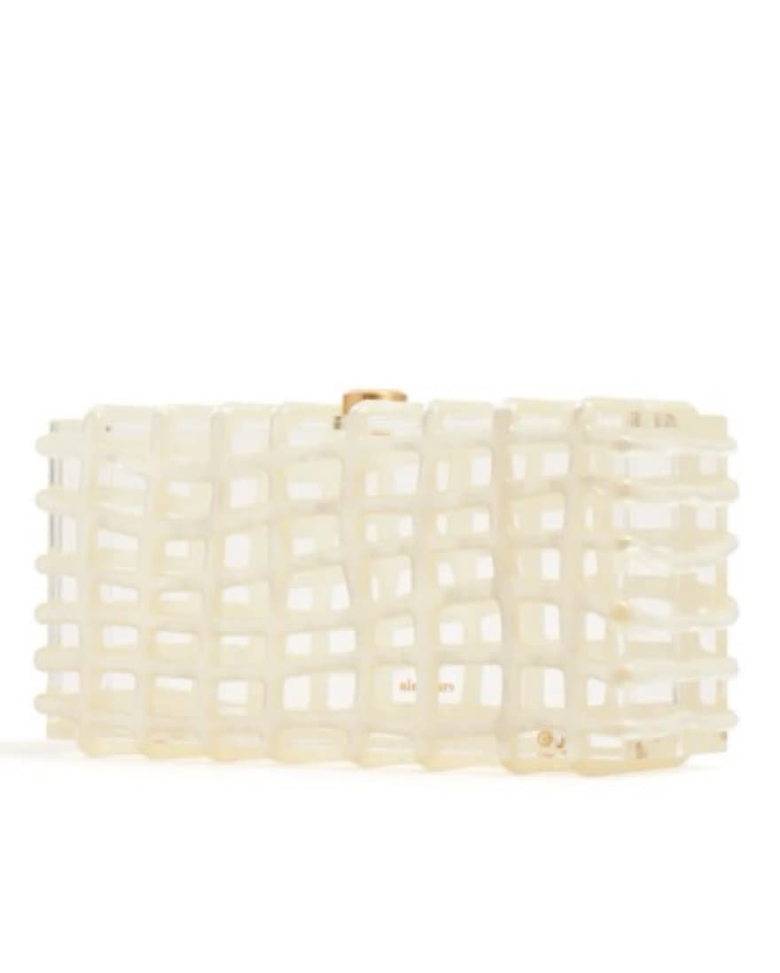 Cult Gaia Rina caged acrylic clutch - Image 2