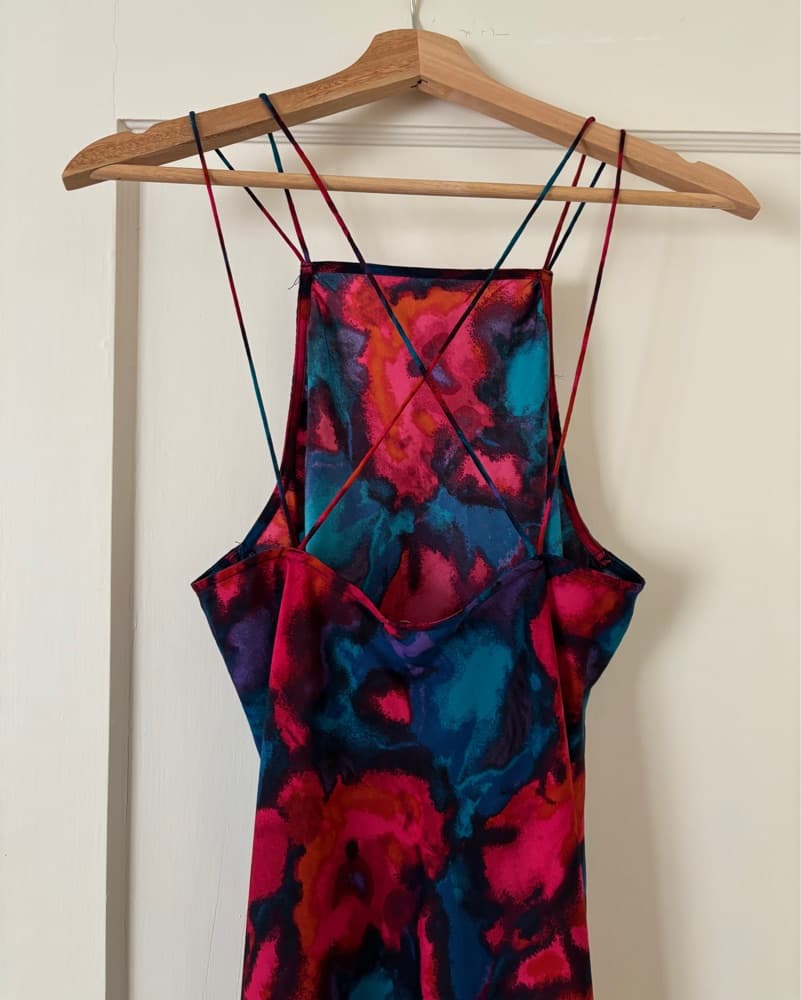 Floral Midi Dress With Multiple Straps - Image 2