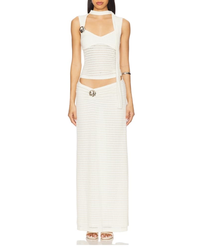 Lioness In Your Dreams White Knit Set - Image 1