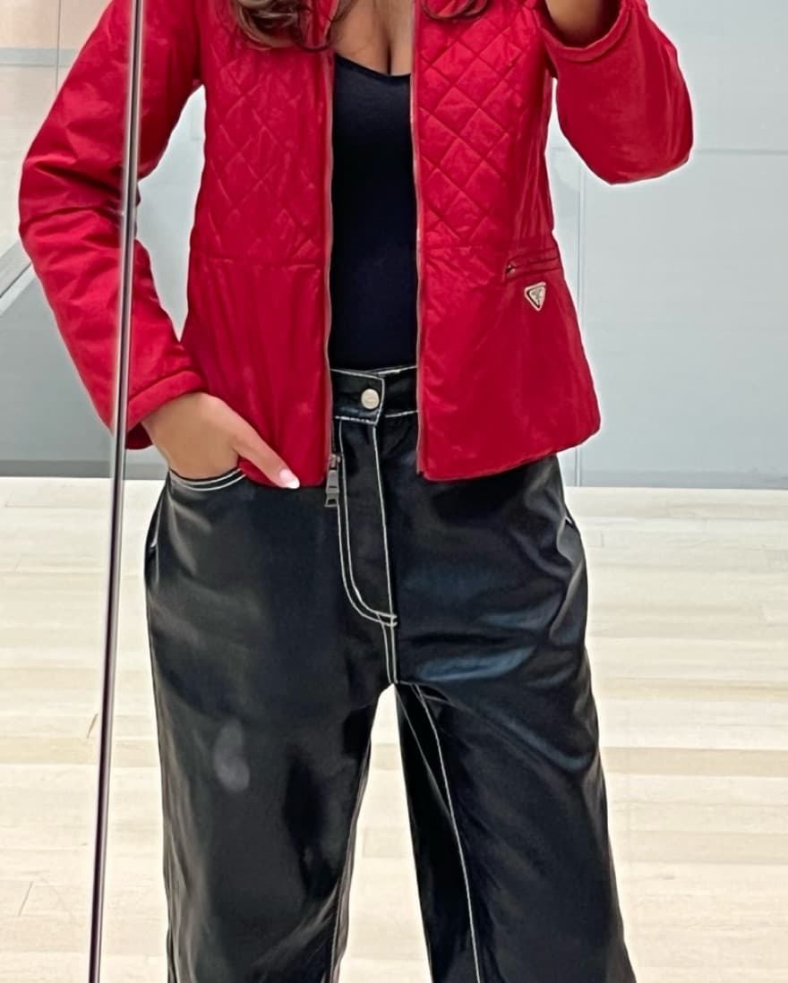 Vintage Red Prada Jacket - Image 1