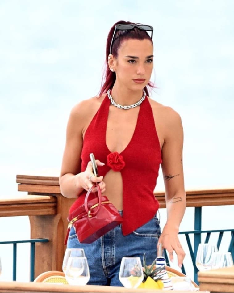 With Jean Rose Top | Red - Image 2