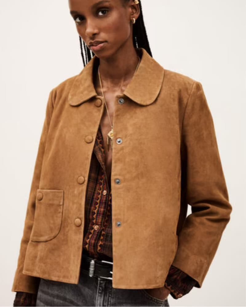 Ba&sh Milas Suede Jacket - Image 1
