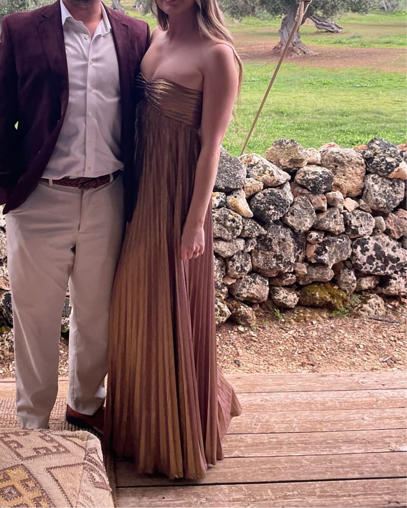 Gold Retrofete Gown - Image 2