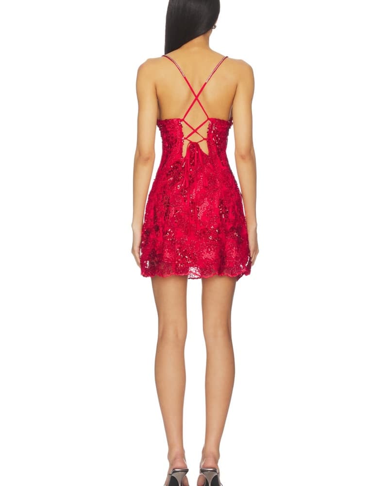 Red Dress - For Love And Lemons - Image 4