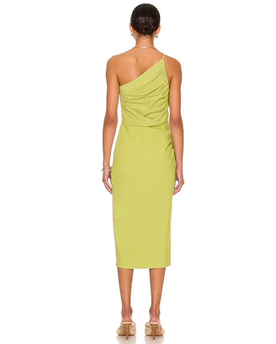 Asymmetric Gathered Dress - Image 2