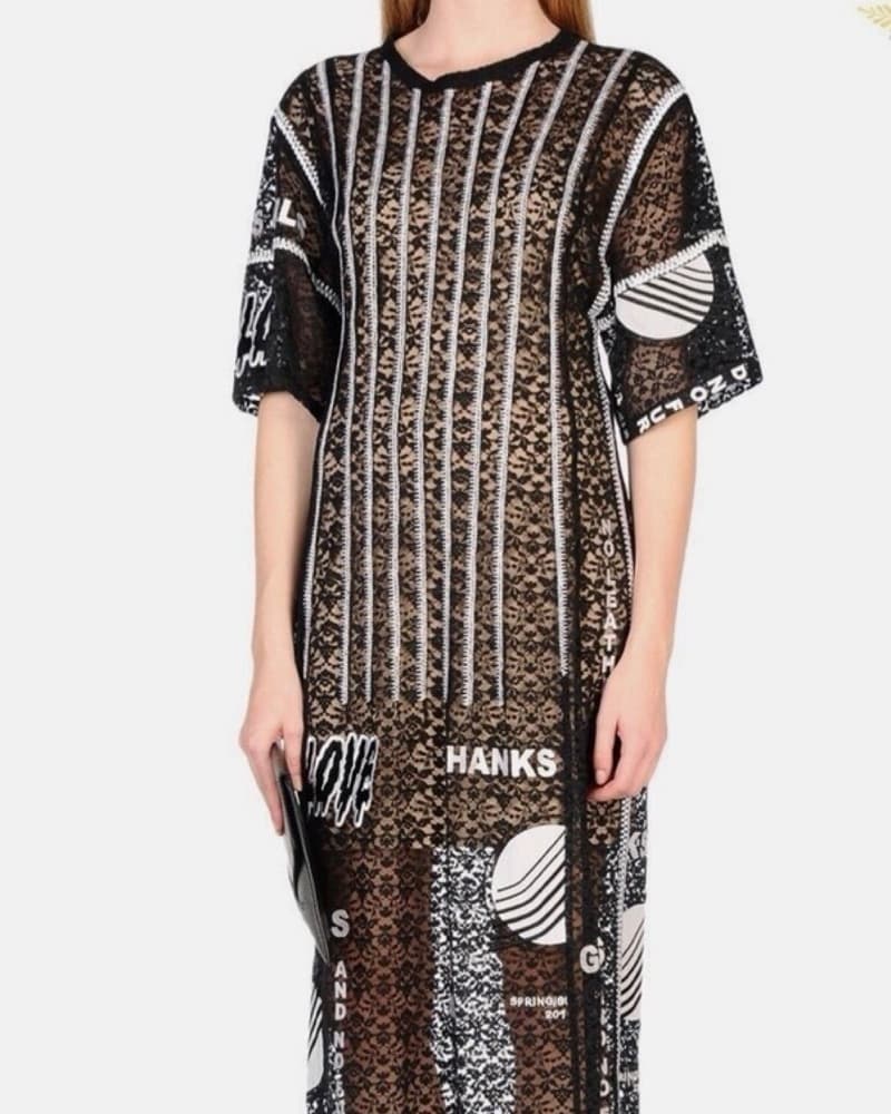 Stella McCartney Runway Black Lace Dress - Image 3