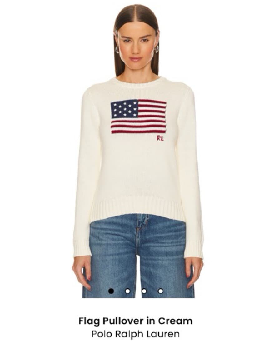Polo Ralph Lauren Flag Sweater Small - Image 1