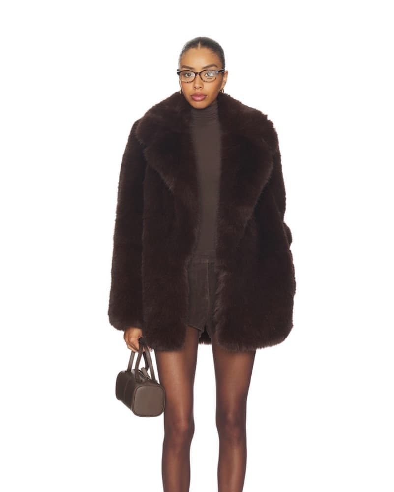 Faux Fur Coat - Image 1