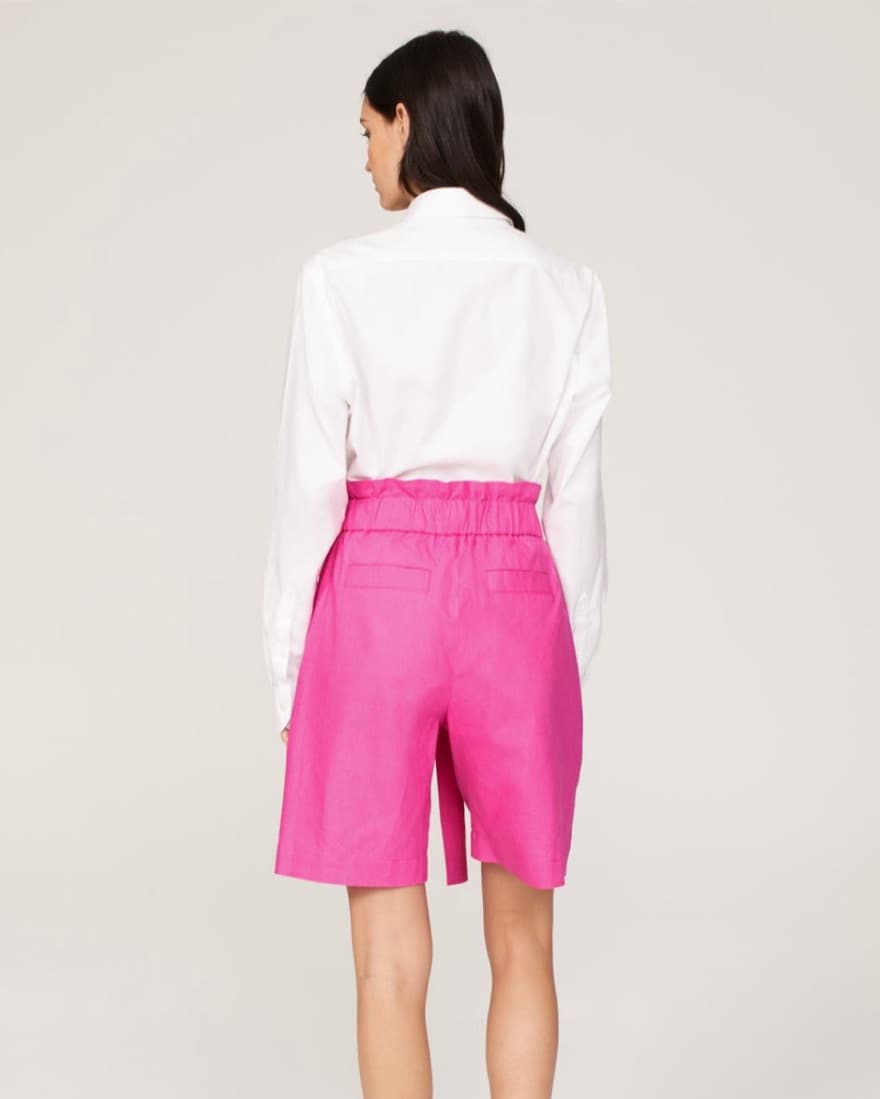 Eudon Choi Pink Pleated Shorts - Image 4