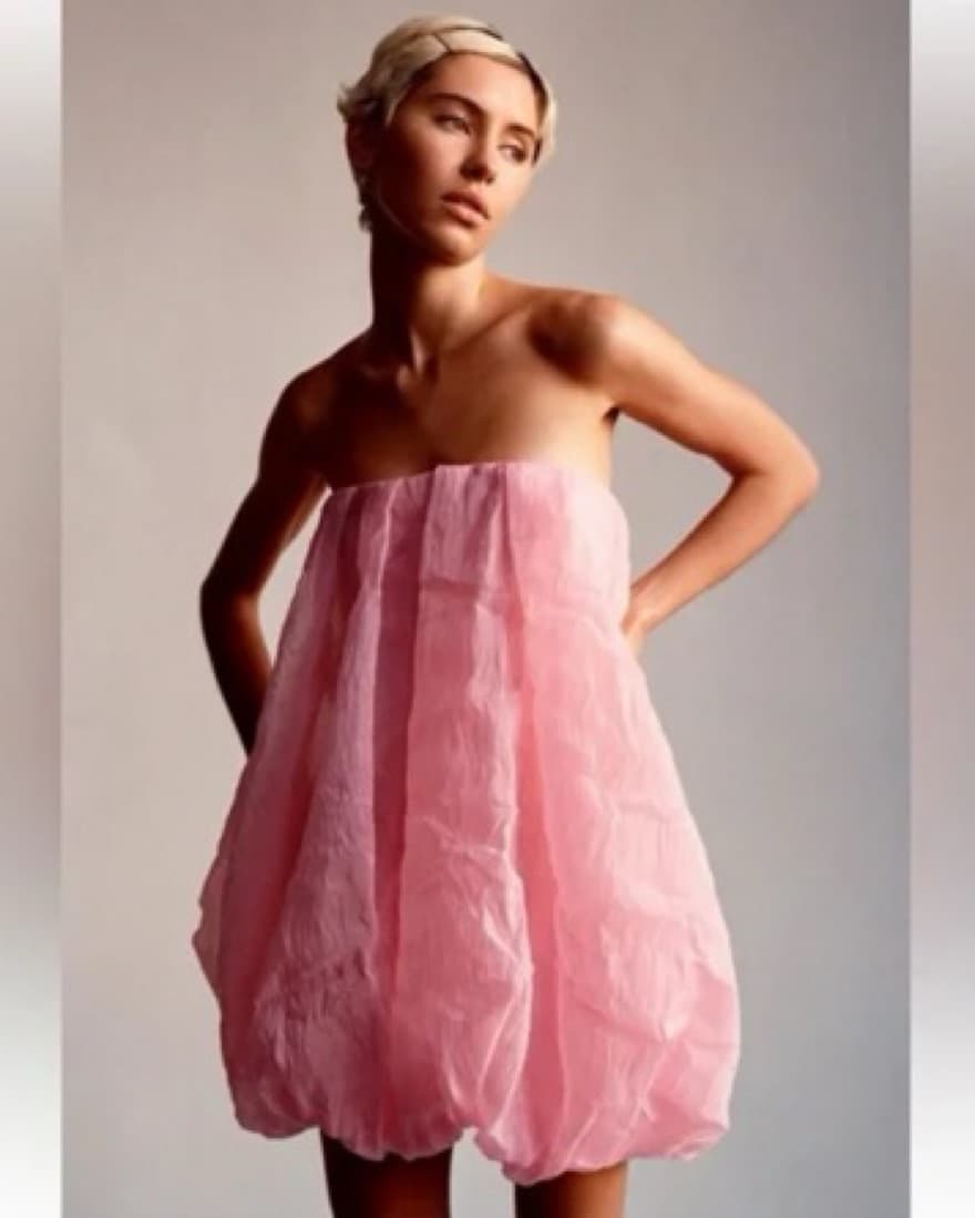 Zara Mini Bubble Dress - Image 1