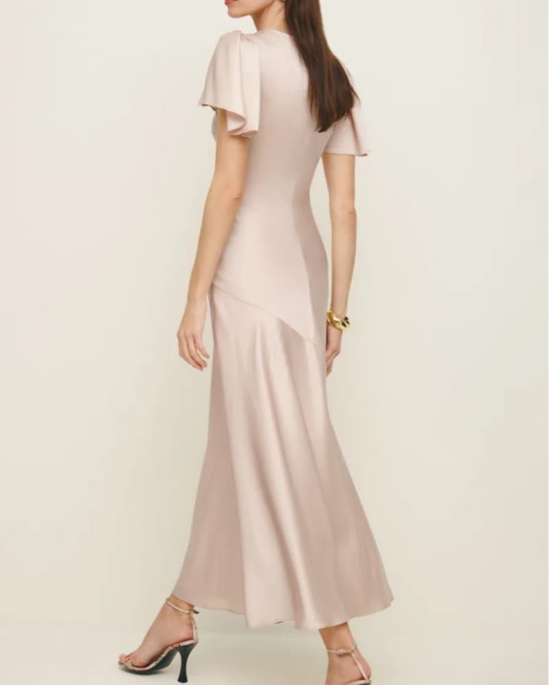 Reformation Vida Satin Dress - Image 3