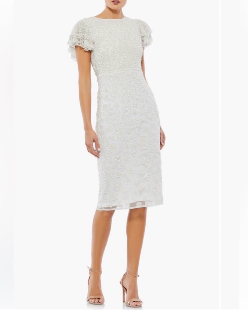 Stunning Lace Midi Dress - Image 1