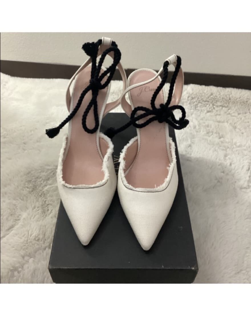 J. Crew Canvas Ankle Tie Elsie Pump - Image 2