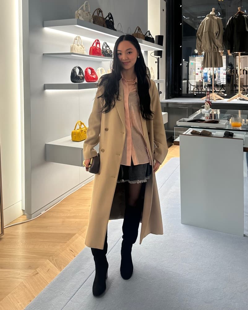 Vintage Tan Coat - Image 1