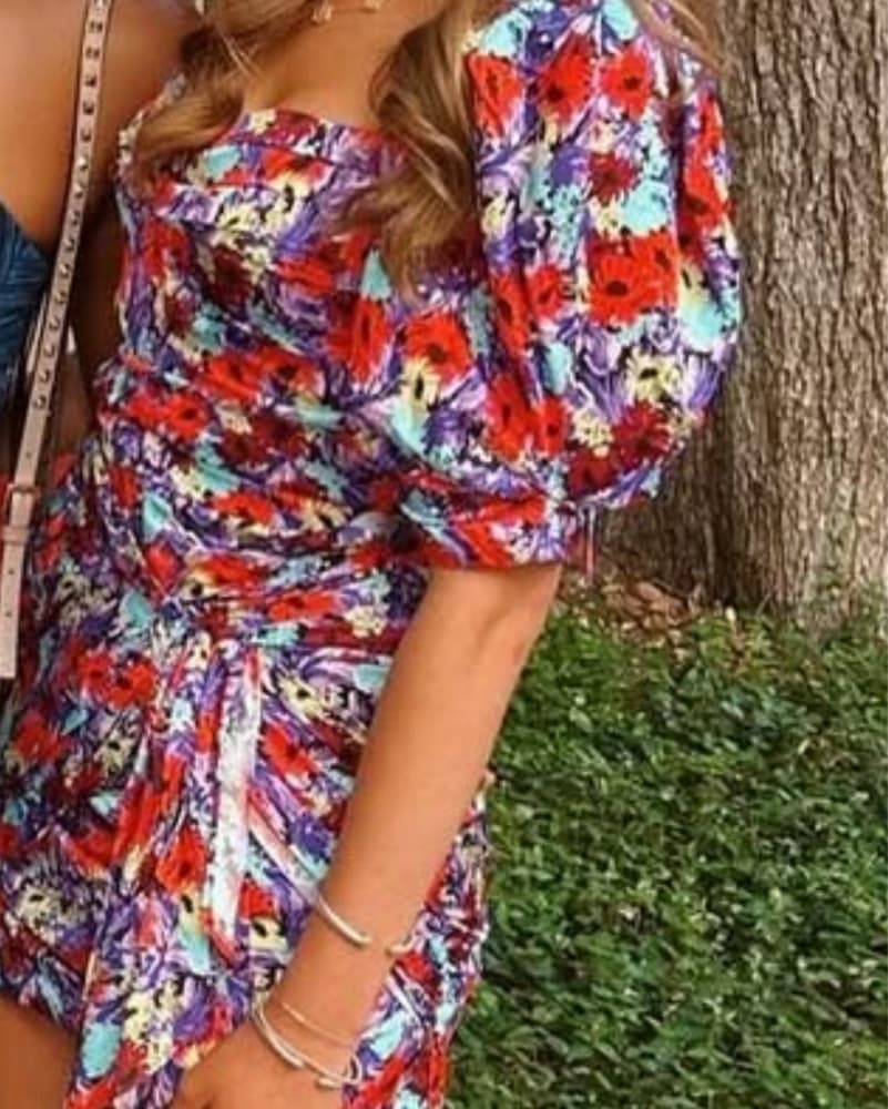 For Love And Lemons Floral Mini Dress - Image 3
