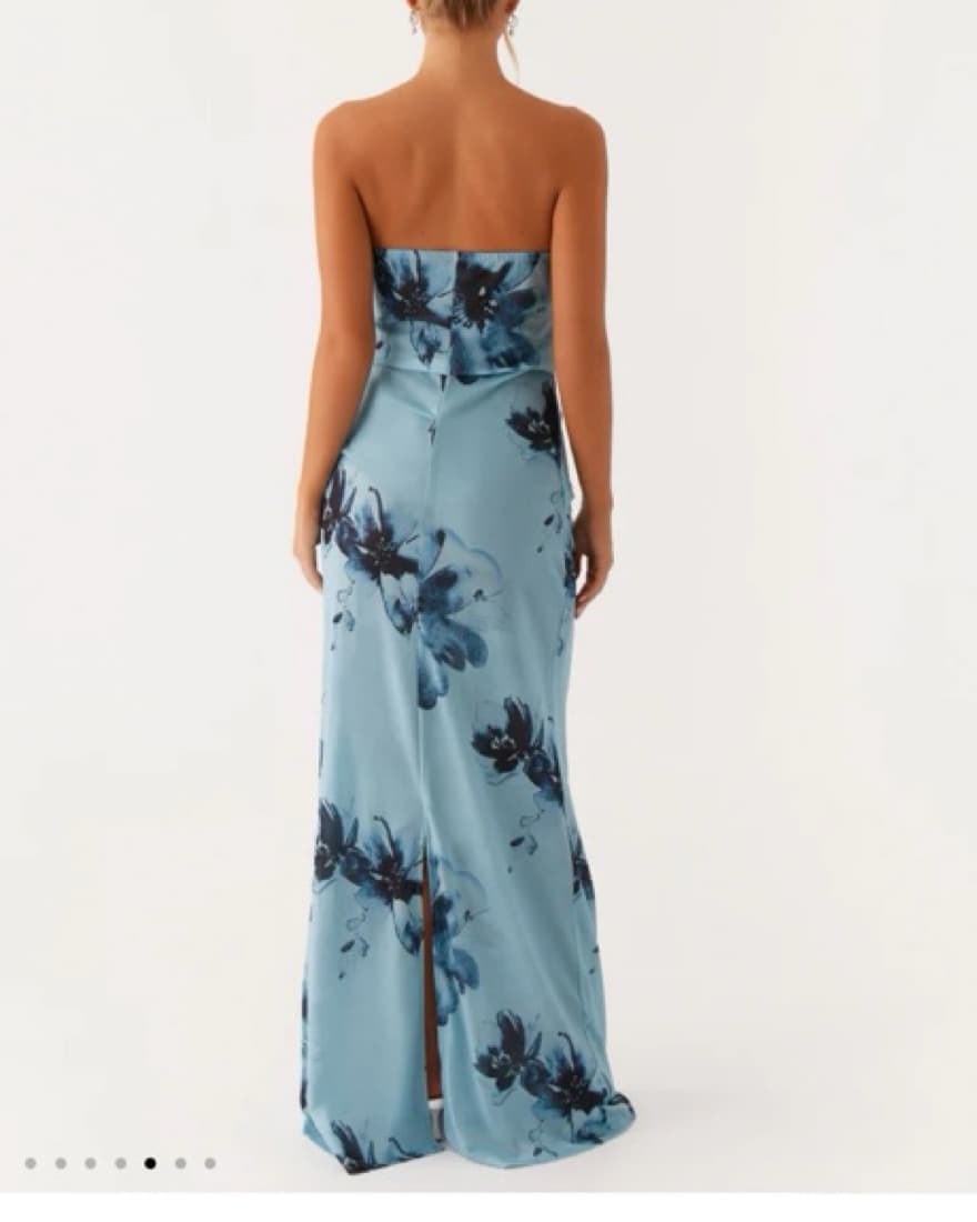 Peppermayo Blue Floral Maxi Dress - Image 3