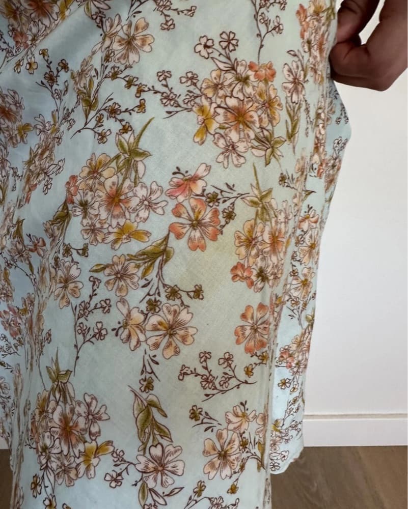 Blue Floral Speechless Prairie Dress - Image 4
