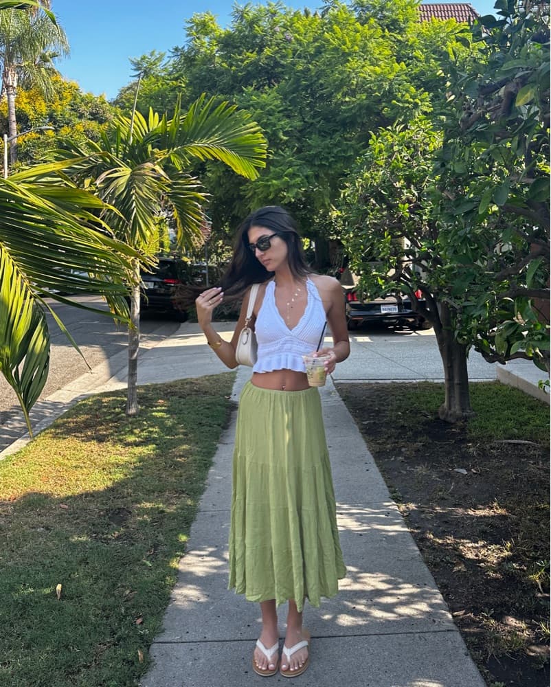 Windsor Strapless Green Dress - Image 3