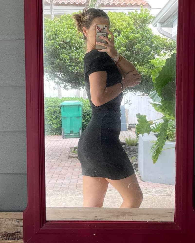 Mango Sparkling Black Bodycon Dress - Image 5