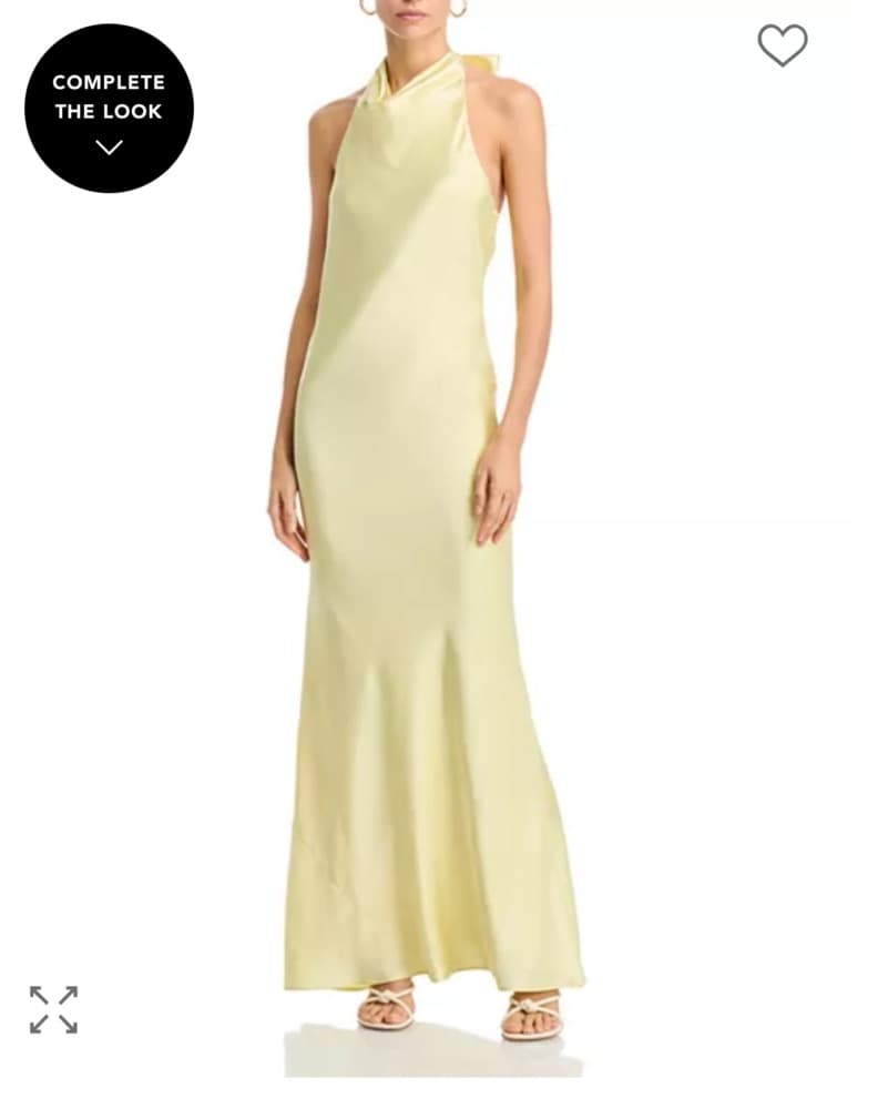 Halter Neck Maxi Dress - Image 1