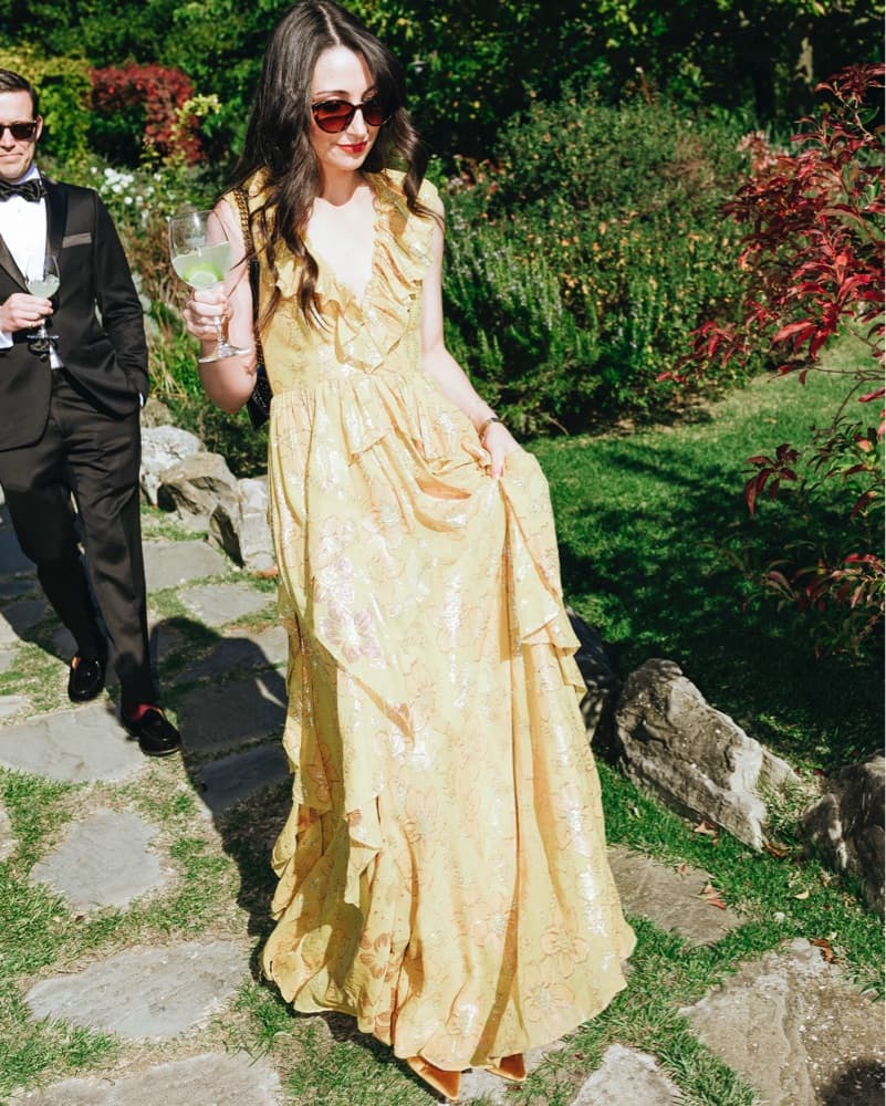 Ulla Johnson Demetria Gown in Citrine - Image 3