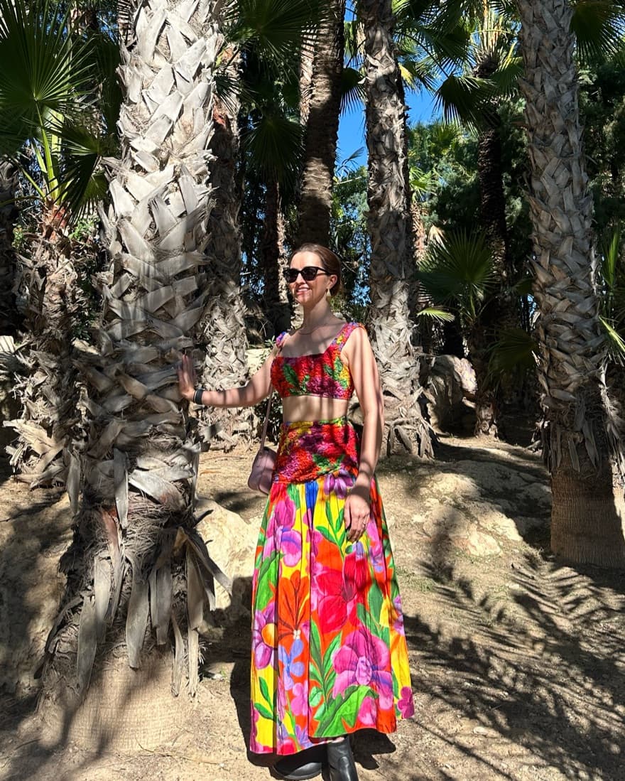 Mara Hoffman Floral Crop & Skirt Set - Image 2