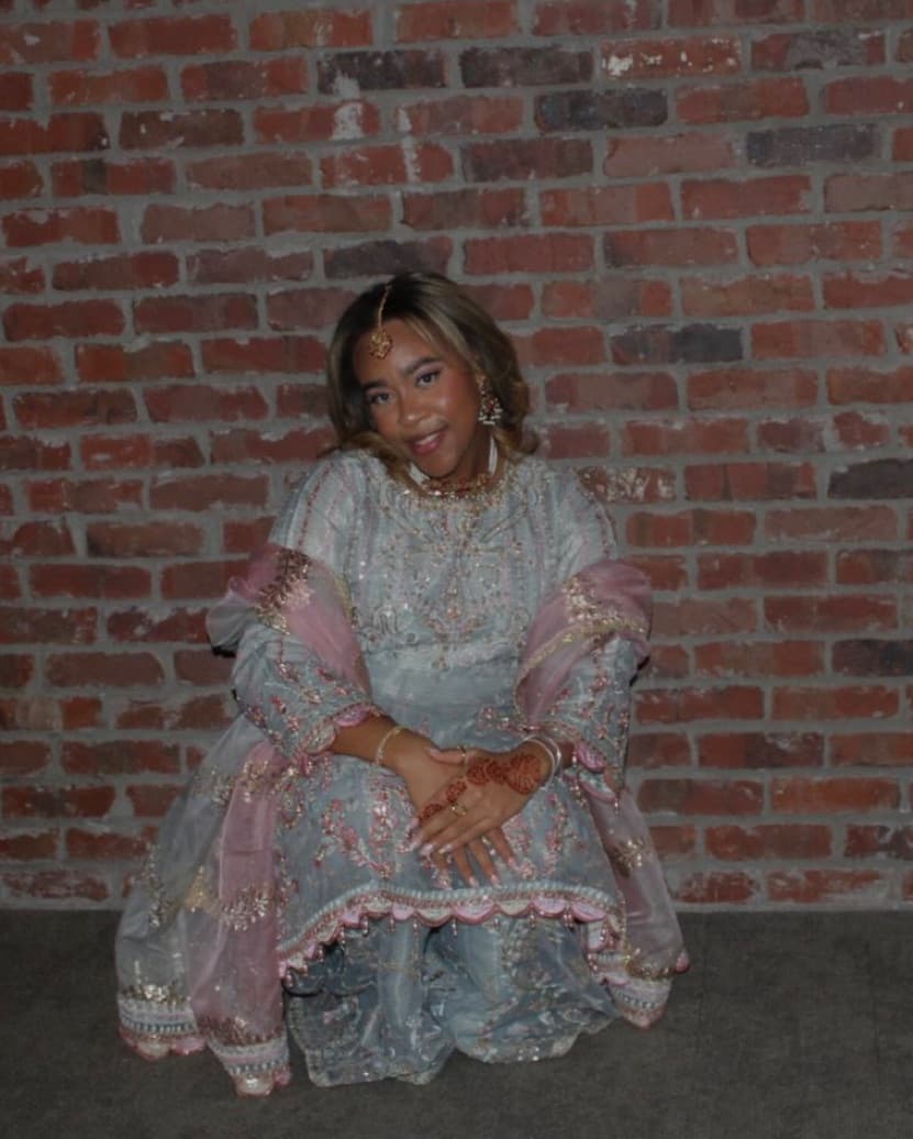 South Asain Sharara Suit - Image 1