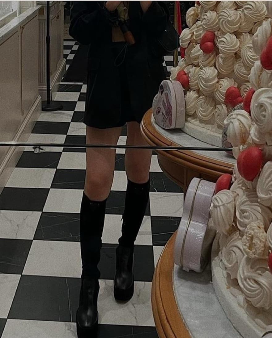 LV Knee High Platform Boots - Image 2